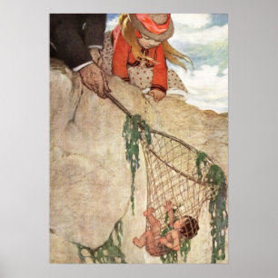 Tom wordt gevangen door Jessie Willcox Smith Poster