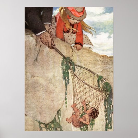 Tom wordt gevangen door Jessie Willcox Smith Poster (Voorkant)