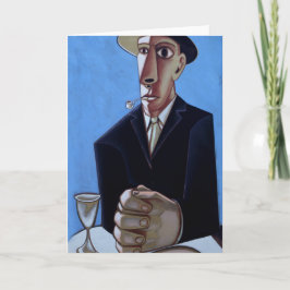 Tom X "A Cup of Wine" Note Card Notitiekaartje