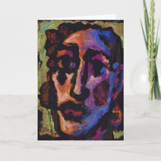 Tom X "Closeup"-briefkaart Notitiekaartje (Voorkant)