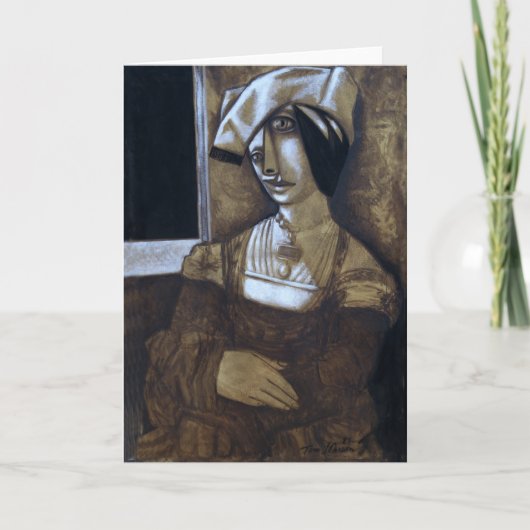 Tom X "Handmaid's Tale"-briefkaart Notitiekaartje (Voorkant)