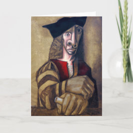 Tom X "Harlequin Courtier" Note Card Notitiekaartje