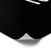 Toma-tenen Funny Tomato met Toes Pun Dark BG Poster (Hoek)