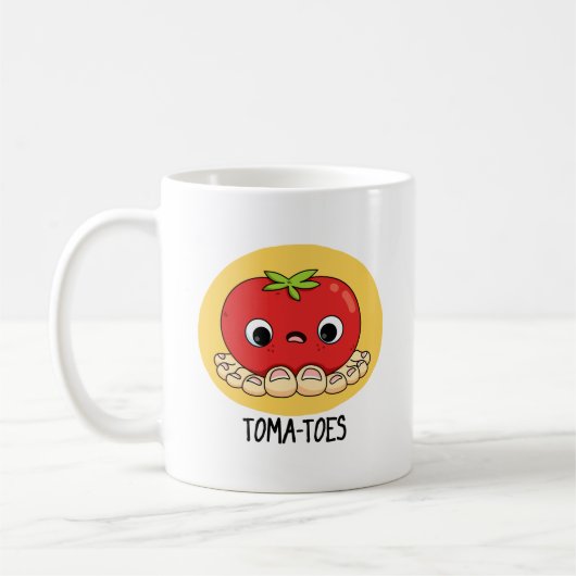 Toma-toes Funny Tomato met Ton Pun Koffiemok (Links)