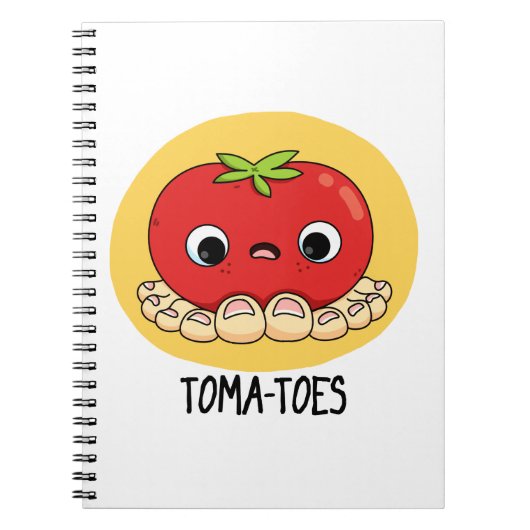 Toma-toes Funny Tomato met Ton Pun Notitieboek (Voorkant)
