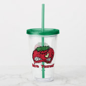  tomaat acryl drinkbeker (Voorkant)