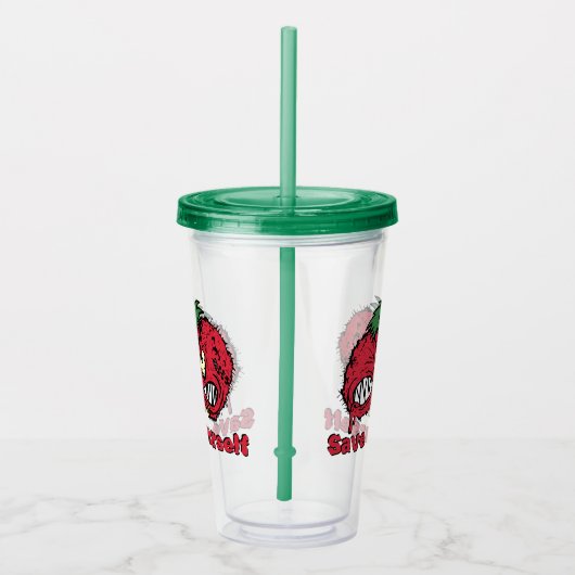  tomaat acryl drinkbeker (Rechts)