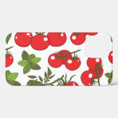 Tomaat Basilicum Naadloos Keukenpatroon Case-Mate iPhone Case (Achterkant (horizontaal))