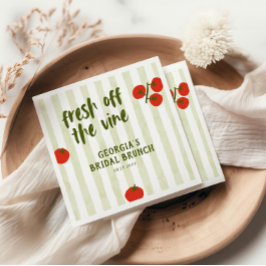 Tomaat Bruiloftsontbijt op de Wijnstok Servet