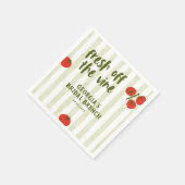 Tomaat Bruiloftsontbijt op de Wijnstok Servet (Hoek)