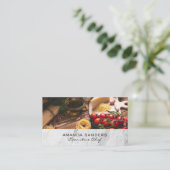 Tomaat en pasta visitekaartje (Staand voorkant)