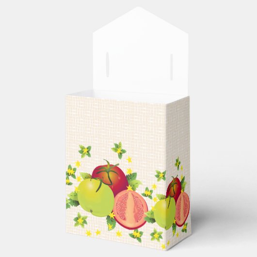 Tomaat Groenten Fruit Tuin Bedankdoosjes (Geopend)