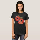 Tomaat in ontzag  t-shirt (Voorkant volledig)