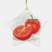 tomaat keramisch ornament (Achterkant)