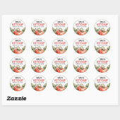 Tomaat Ketchup Inblikken label aquarel tomaat (Vel)