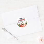 Tomaat Ketchup Inblikken label aquarel tomaat (Envelop)