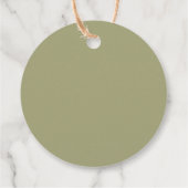 Tomaat Ketchup label met aquarel tomatenblad (Achterkant)