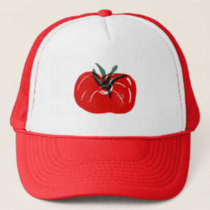 Tomaat Linocut Block Print Trucker Hat Pet