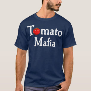 Tomaat Maffia Grappige Tuinierder Grafische T-shir T-shirt