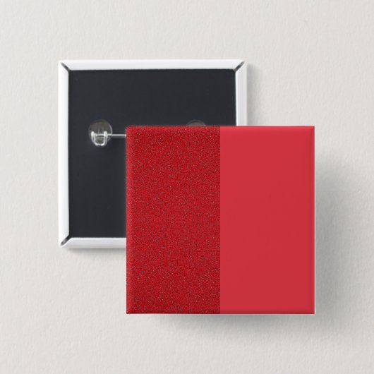 Tomaat met dubbele textuur Rode vierkant Button – (Voorkant /achterkant)