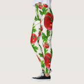 Tomaat met lederen patroon leggings (Links)