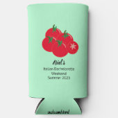 Tomaat & Munt Zomer Bachelorette Bruiloft Weekend Seltzer Blikjeskoeler (Voorkant)