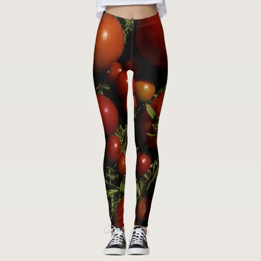 Tomaat Obsessie Rijpe Leggings (Voorkant)