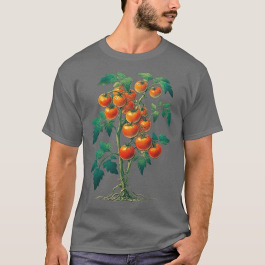 Tomaat Overmaatse T-shirt (Voorkant)