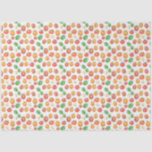 Tomaat Peppers Ui Hand-getrokken Foodie Tissuepapier (Voorkant)