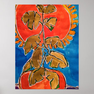 Tomaat Plant, Art Print