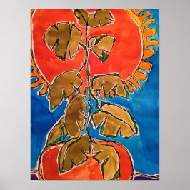 Tomaat Plant, Kunstprint Poster