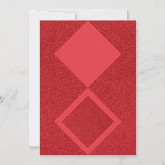 Tomaat Red Diamond Duo Plat Kaart – Aanpasbaar (Voorkant)