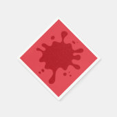 Tomaat Red Splash Bulk Cocktail servetten (Custom) (Hoek)