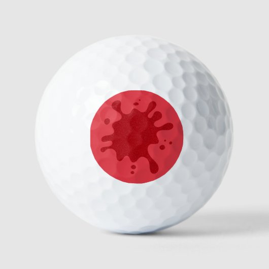 Tomaat Red Splash Custom Golf Ball Golfballen (Voorkant)