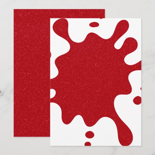 Tomaat Red Splash Flat Menu – Aanpasbaar (Voorkant / Achterkant)