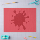 Tomaat Red Splat Custom Tissue Paper Tissuepapier (Craft)