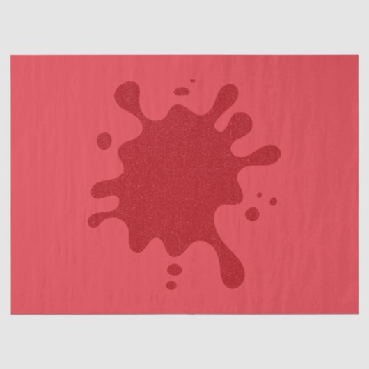 Tomaat Red Splat Custom Tissue Paper Tissuepapier (Voorkant)
