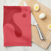 Tomaat Rode Drip Custom Keuken Handdoek (Quarter Fold)