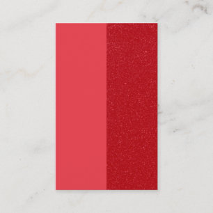 Tomaat-Rode Dual-Finish Kaart, Rechts accent (Cust Visitekaartje