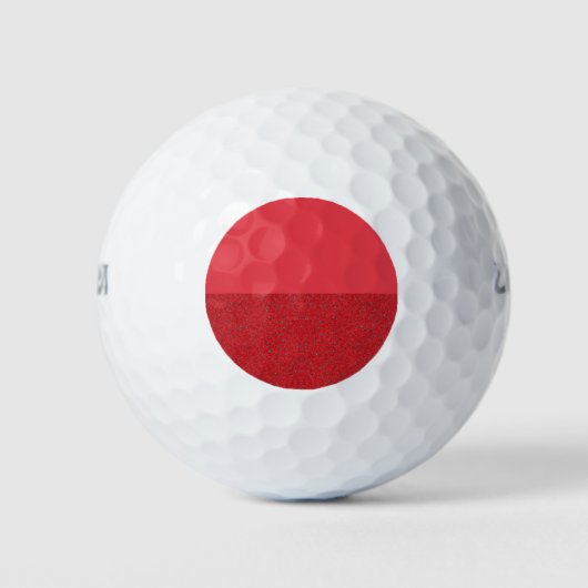 Tomaat rode halve textuur aangepaste golfballen (Voorkant)