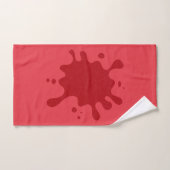 Tomaat-Rode Splash Gepersonaliseerde Handdoek (Cus (Handdoek)