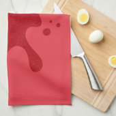 Tomaat Rode Splat Custom Microfiber Handdoek (Quarter Fold)