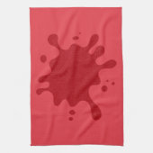 Tomaat Rode Splat Custom Microfiber Handdoek (Verticaal)