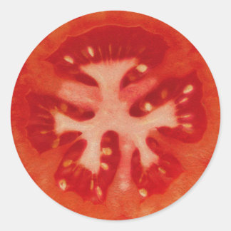 tomaat ronde sticker