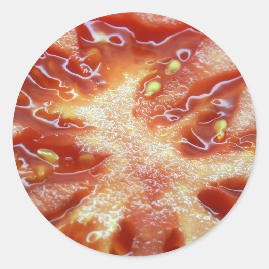 tomaat ronde sticker (Voorkant)