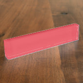 Tomaat Rood Aangepaste Desk naamplaat Naambordje (Zijkant)