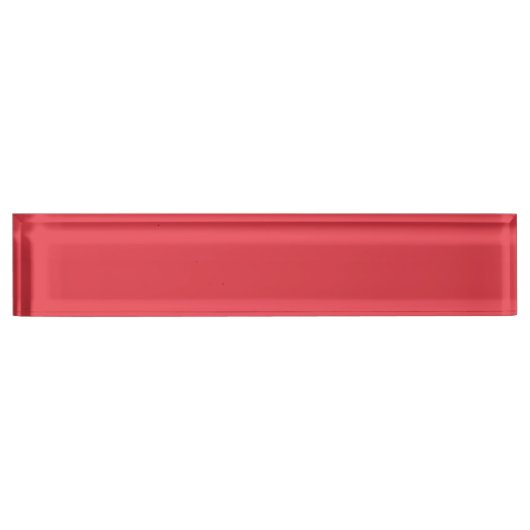 Tomaat Rood Aangepaste Desk naamplaat Naambordje (Voorkant)