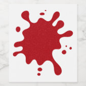 Tomaat Rood Aangepaste Wijnlabel Wijn Etiket (Enkel label)