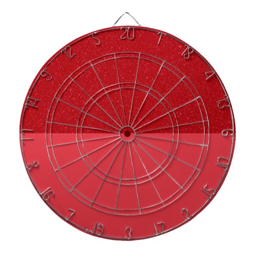 Tomaat Rood Contrast Dartbord Ontwerp – Aanpassen (Voorkant)