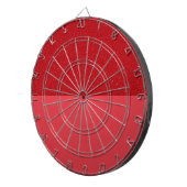Tomaat Rood Contrast Dartbord Ontwerp – Aanpassen (Voorkant Rechts)